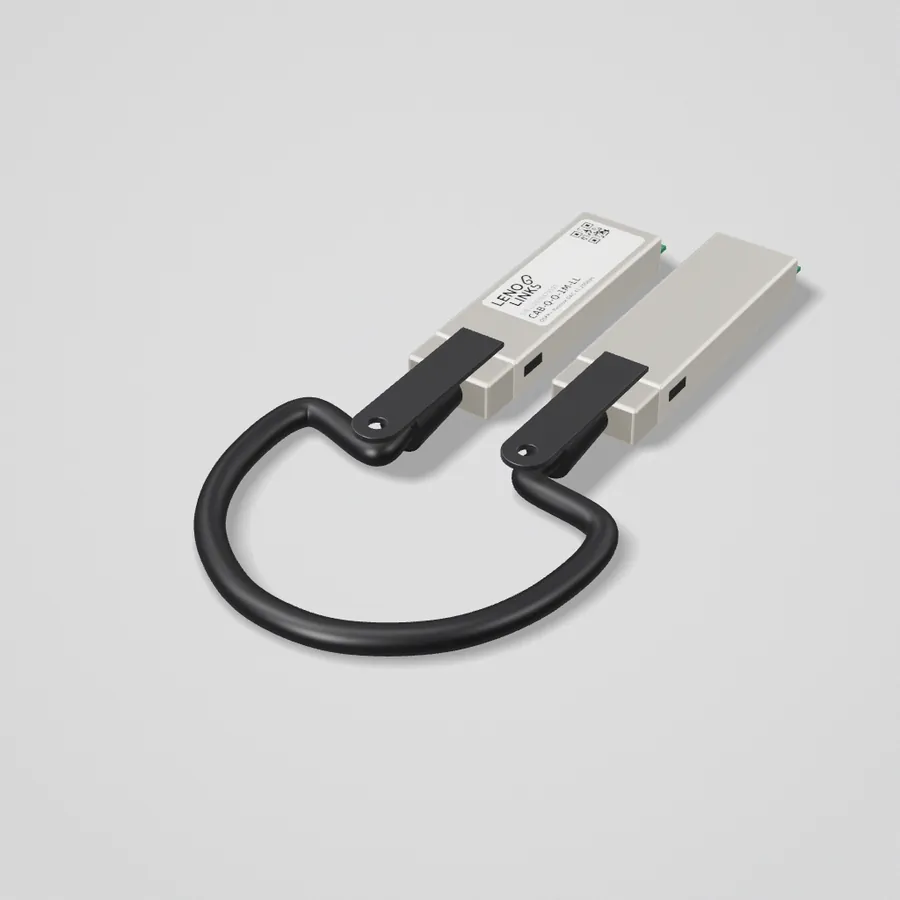 Pasywny kabel DAC QSFP+ – QSFP+ – LenoLinks CAB-Q-Q-1M-LL