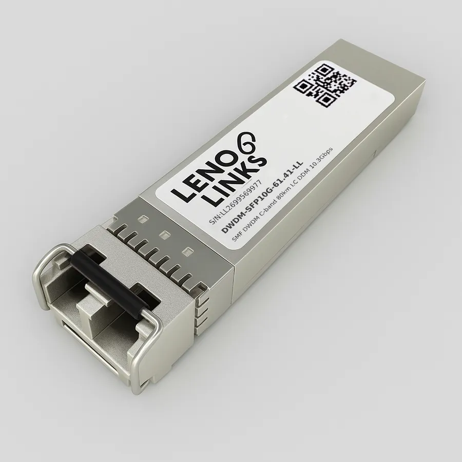 Wkładka SFP+ 10GBASE DWDM 80 km – LenoLinks DWDM-SFP10G-61.41-LL