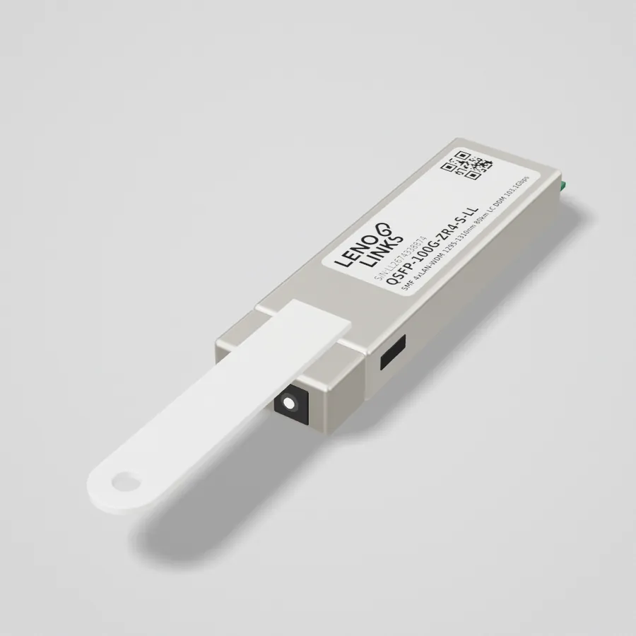 Wkładka QSFP28 100GBASE-ZR4 80 km – LenoLinks QSFP-100G-ZR4-S-LL
