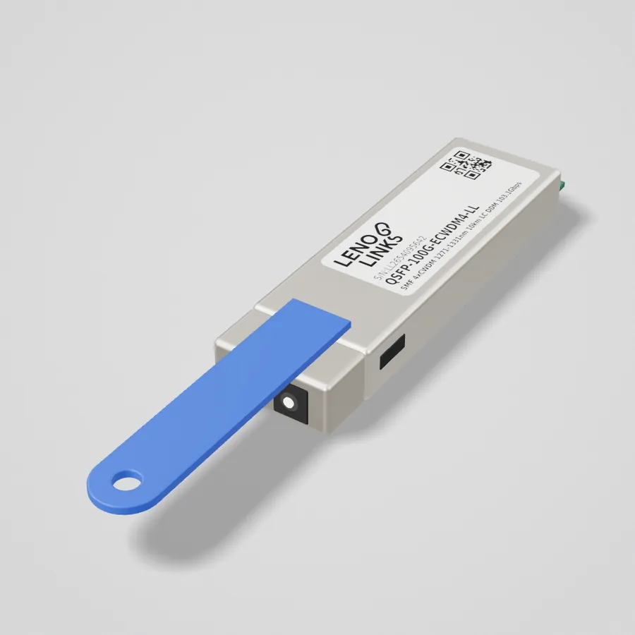 Wkładka QSFP28 100G 4WDM-10 (eCWDM4) 10 km – LenoLinks QSFP-100G-ECWDM4-LL