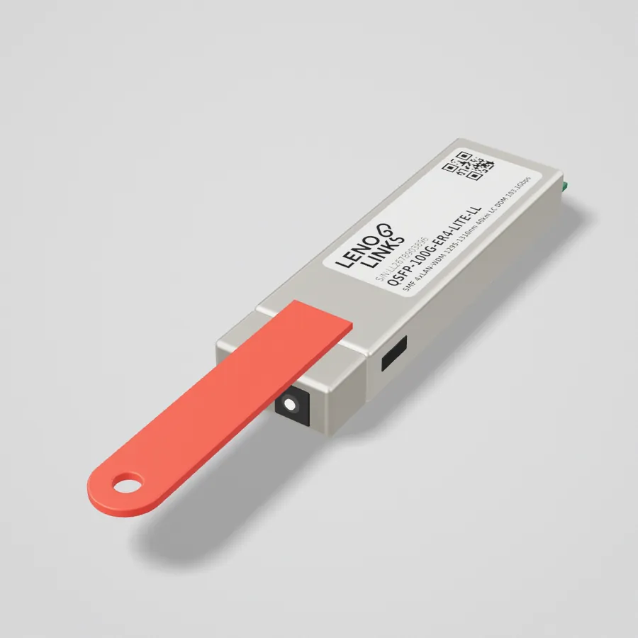 Wkładka QSFP28 100GBASE-ER4 Lite 40 km – LenoLinks QSFP-100G-ER4-LITE-LL