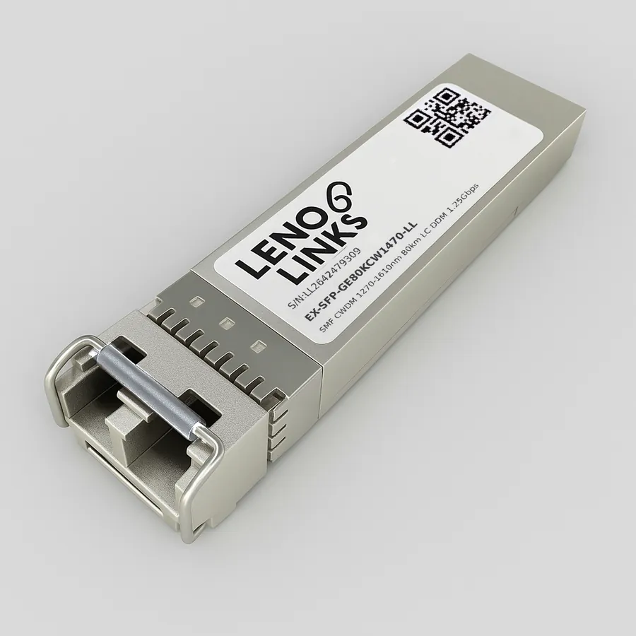Wkładka SFP 1000BASE CWDM 80 km – LenoLinks EX-SFP-GE80KCW1470-LL