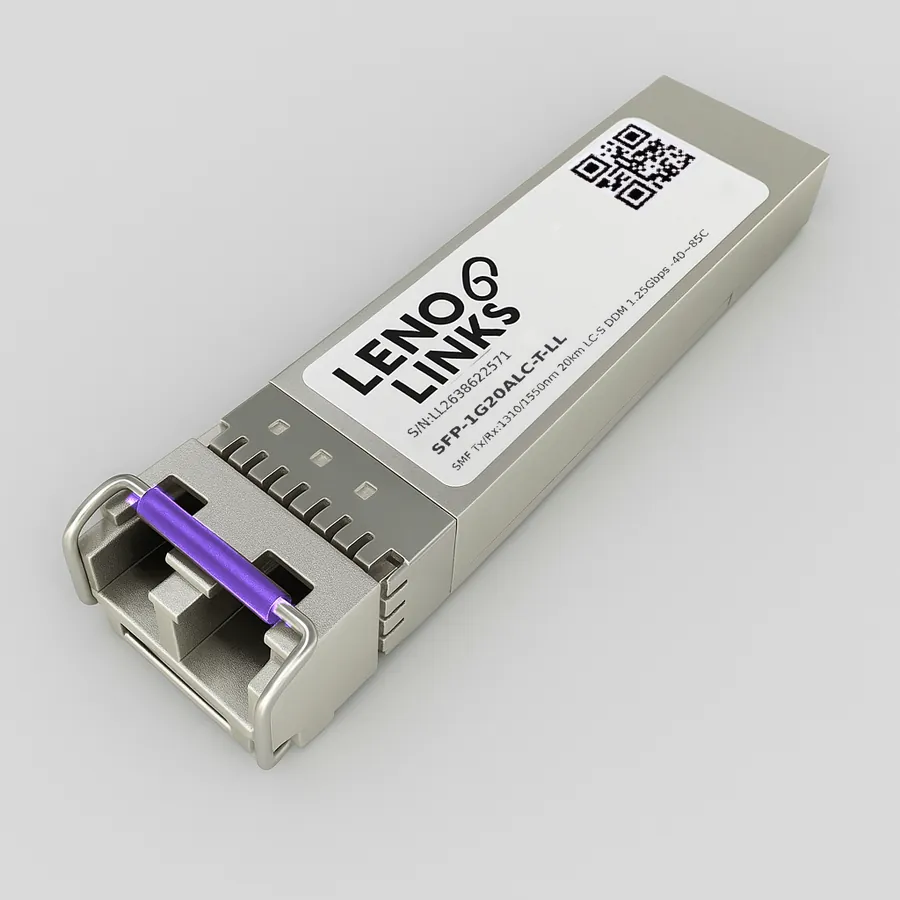 Wkładka SFP 1000BASE-BX 20 km – LenoLinks SFP-1G20ALC-T-LL
