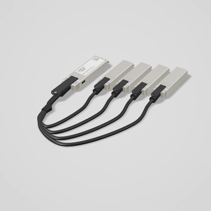 Kabel rozgałęźny DAC QSFP+ – 4× SFP+ – LenoLinks MC2609130-001-LL