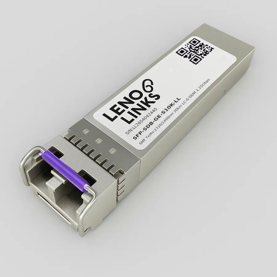 Wkładka SFP 1000BASE-BX 20 km – LenoLinks SFP-SDB-GE-S10K-LL